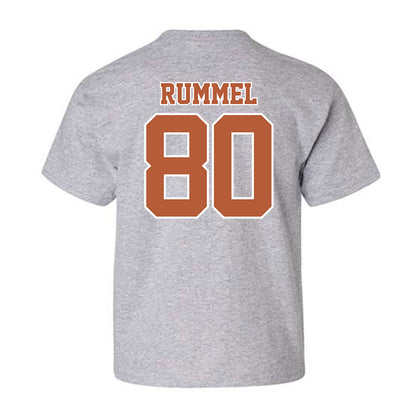 Texas - NCAA Baseball : Cooper Rummel - Sports Shersey Youth T-Shirt-1