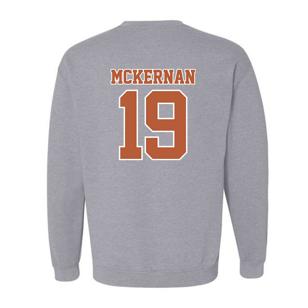 Texas - NCAA Baseball : Jack Mckernan - Sports Shersey Crewneck Sweatshirt-1