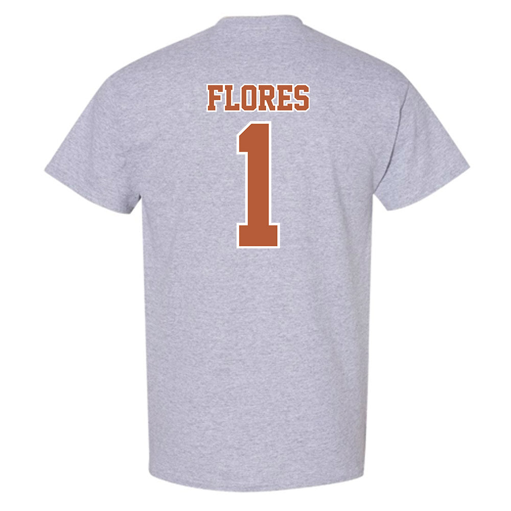 Texas - NCAA Baseball : Jalin Flores - Sports Shersey T-Shirt