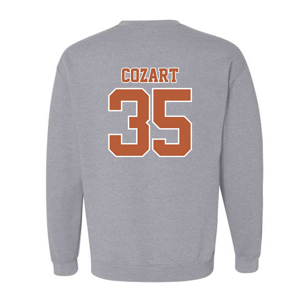Texas - NCAA Baseball : Samuel Cozart - Sports Shersey Crewneck Sweatshirt-1