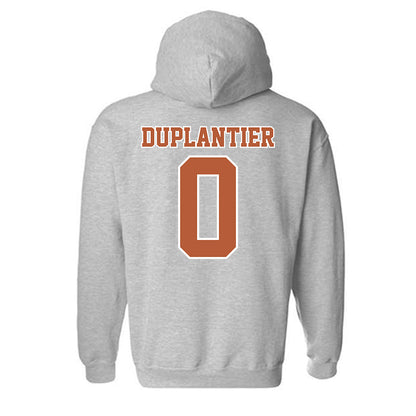 Texas - NCAA Baseball : Jayden Duplantier - Sports Shersey Hooded Sweatshirt