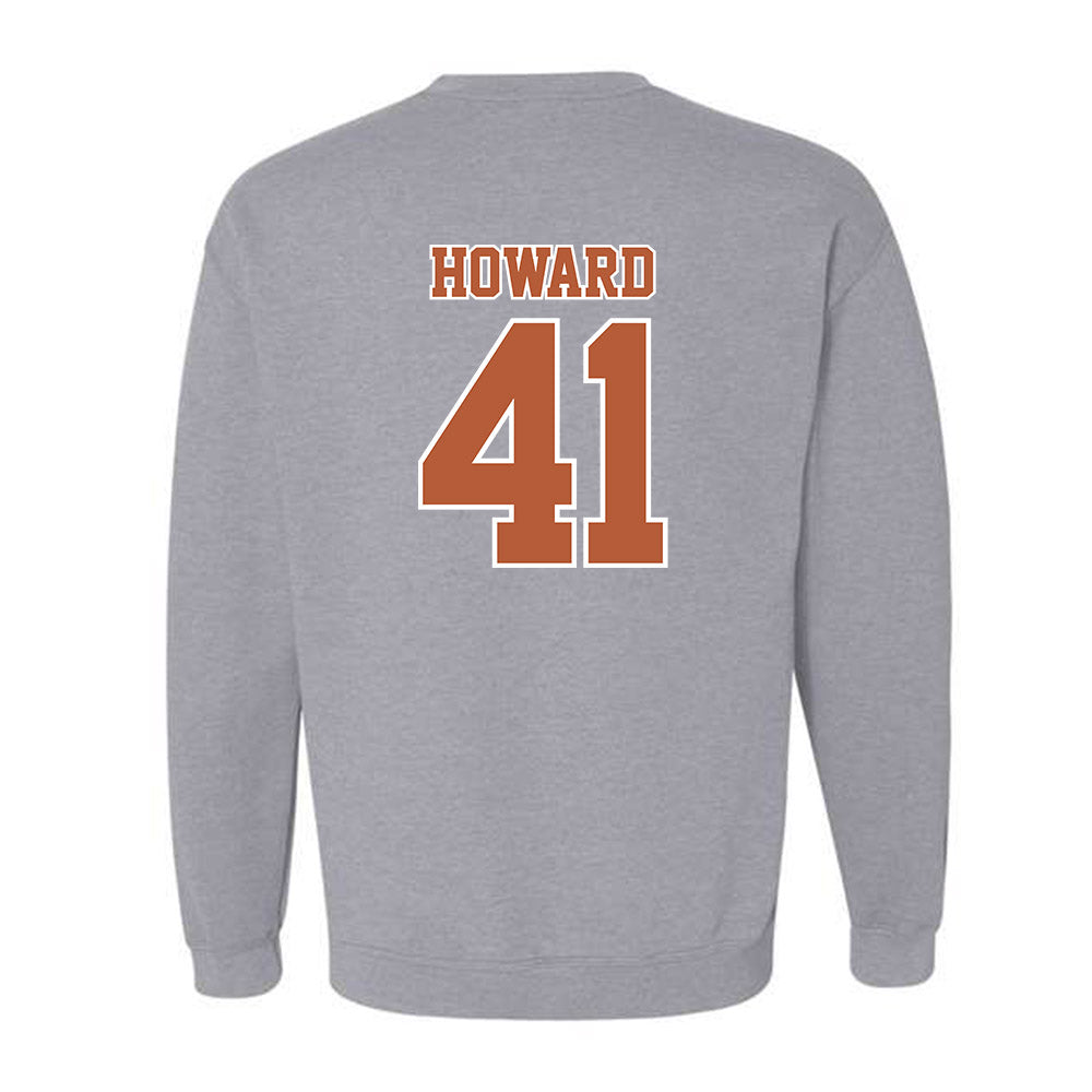 Texas - NCAA Baseball : Cody Howard - Sports Shersey Crewneck Sweatshirt