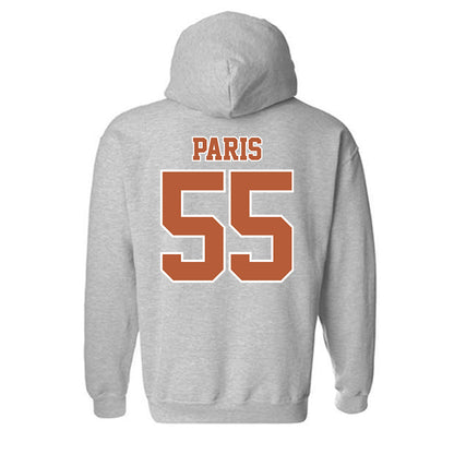 Texas - NCAA Baseball : Jack Paris - Sports Shersey Hooded Sweatshirt-1