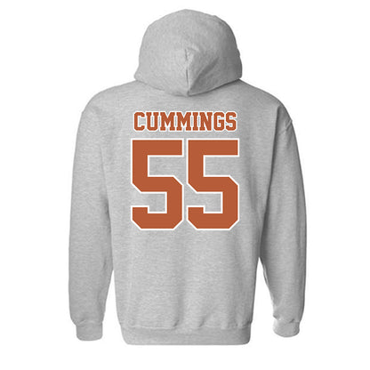 Texas - NCAA Baseball : Casey Cummings - Hooded Sweatshirt Sports Shersey