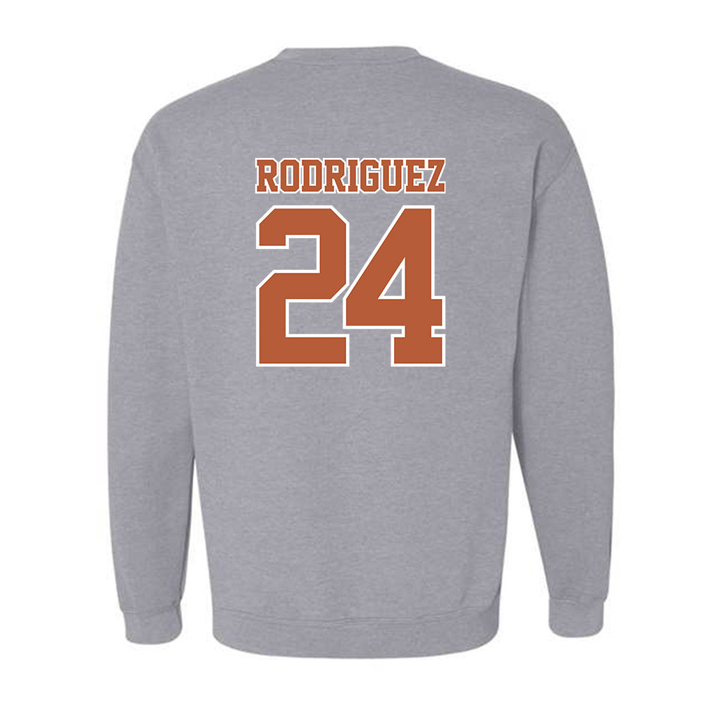 Texas - NCAA Baseball : Adrian Rodriguez - Sports Shersey Crewneck Sweatshirt-1