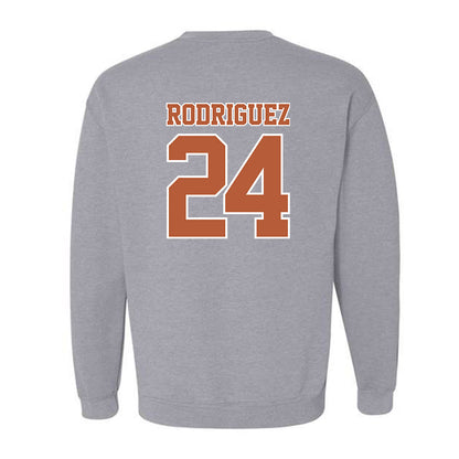Texas - NCAA Baseball : Adrian Rodriguez - Sports Shersey Crewneck Sweatshirt-1