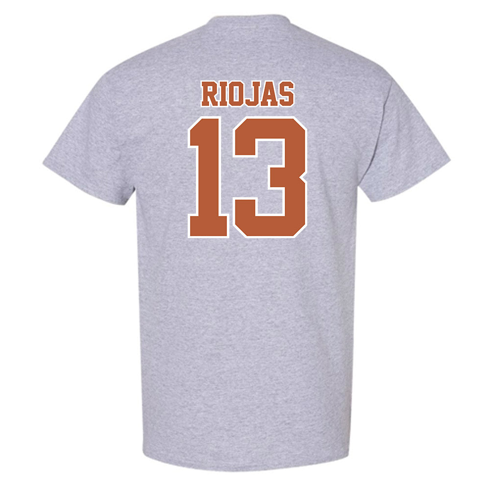 Texas - NCAA Baseball : Ruger Riojas - Sports Shersey T-Shirt-1