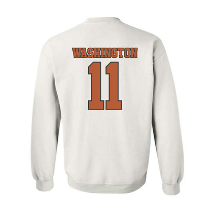 Texas - NCAA Softball : Alyssa Washington - Crewneck Sweatshirt Sports Shersey