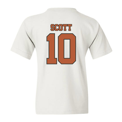 Texas - NCAA Softball : Mia Scott - Youth T-Shirt Sports Shersey