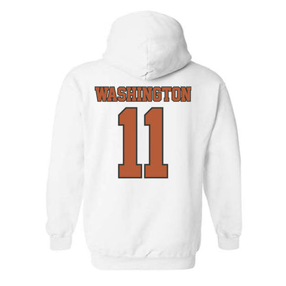 Texas - NCAA Softball : Alyssa Washington - Hooded Sweatshirt Sports Shersey