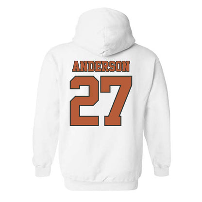 Texas - NCAA Softball : Taylor Anderson - Sports Shersey Hooded Sweatshirt-1