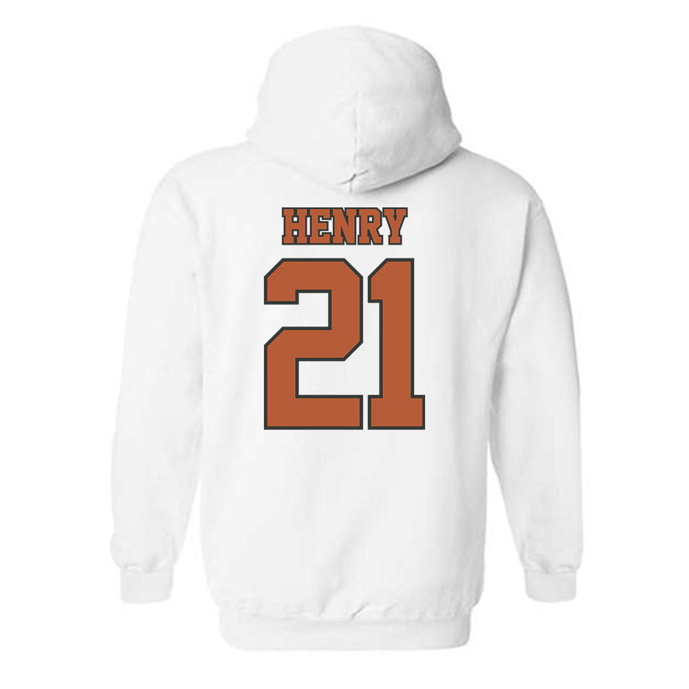 Texas - NCAA Softball : Kayden Henry - Hooded Sweatshirt Sports Shersey