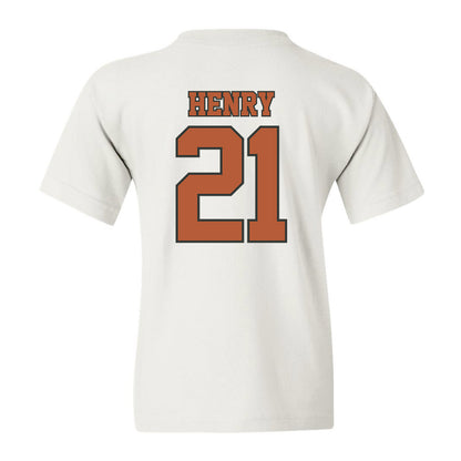 Texas - NCAA Softball : Kayden Henry - Youth T-Shirt Sports Shersey