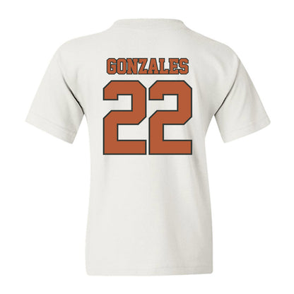 Texas - NCAA Softball : Brenlee Gonzales - Sports Shersey Youth T-Shirt-1