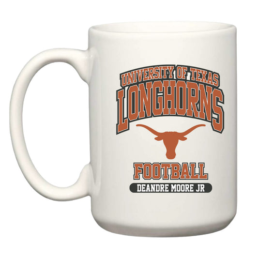 Texas - NCAA Football : Deandre Moore Jr - Coffee Mug