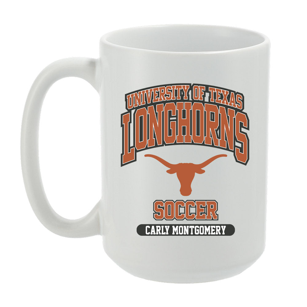 Texas - NCAA Women's Soccer : Carly Montgomery - Coffee Mug