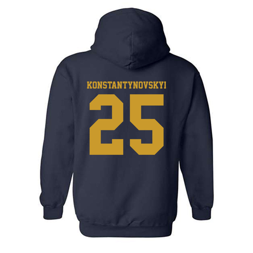 Notre Dame - NCAA Men's Basketball : Nikita Konstantynovskyi - Sports Shersey Hooded Sweatshirt