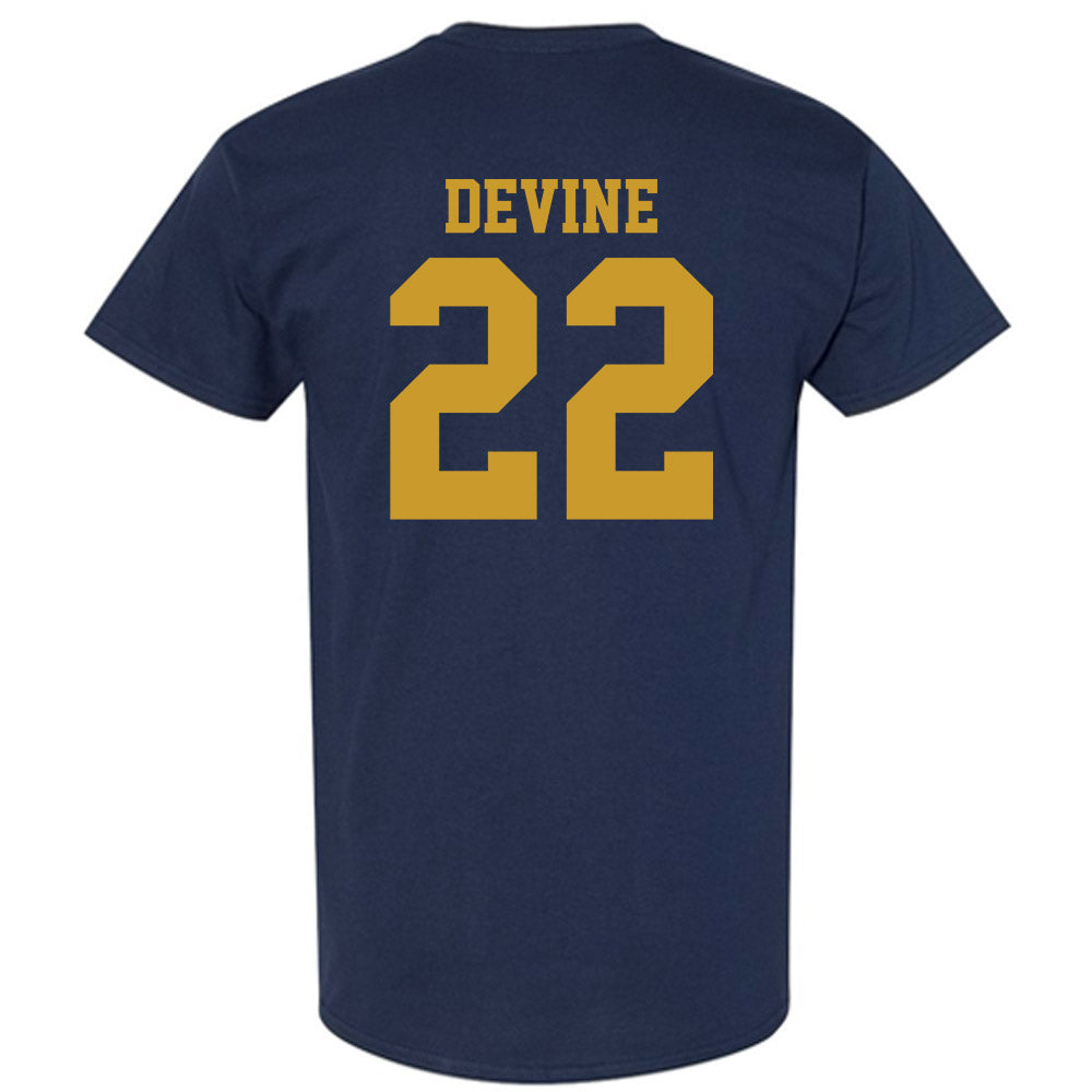 Notre Dame - NCAA Men's Basketball : Luke Devine - Sports Shersey T-Shirt-1