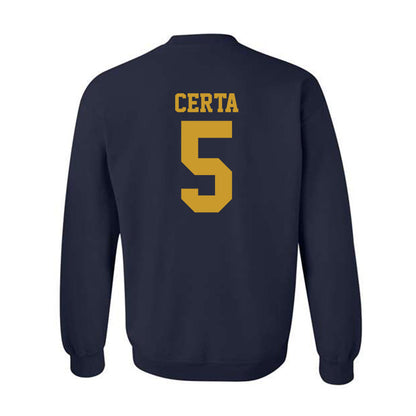 Notre Dame - NCAA Men's Basketball : Cole Certa - Sports Shersey Crewneck Sweatshirt-1
