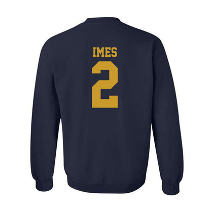 Notre Dame - NCAA Men's Basketball : Logan Imes - Sports Shersey Crewneck Sweatshirt-1