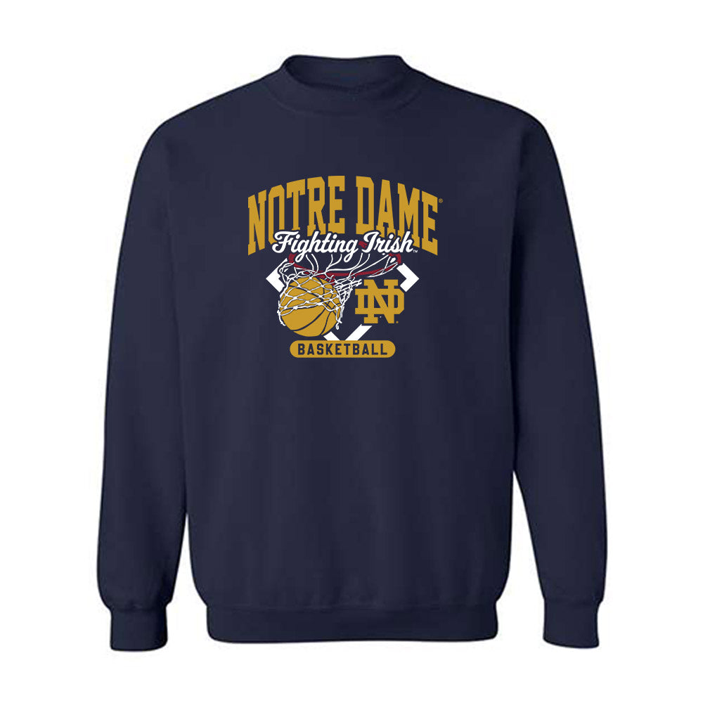 Notre Dame - NCAA Men's Basketball : Luke Devine - Sports Shersey Crewneck Sweatshirt-0