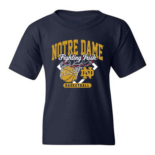 Notre Dame - NCAA Men's Basketball : Sir Mohammed - Sports Shersey Youth T-Shirt-0