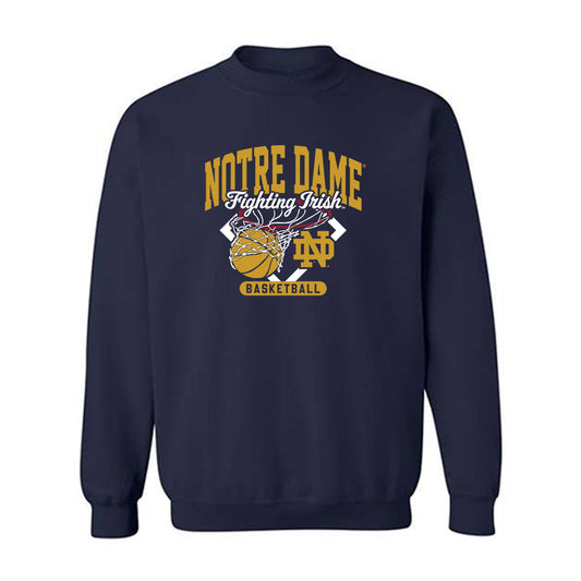Notre Dame - NCAA Men's Basketball : Jalen Haralson - Sports Shersey Crewneck Sweatshirt-0