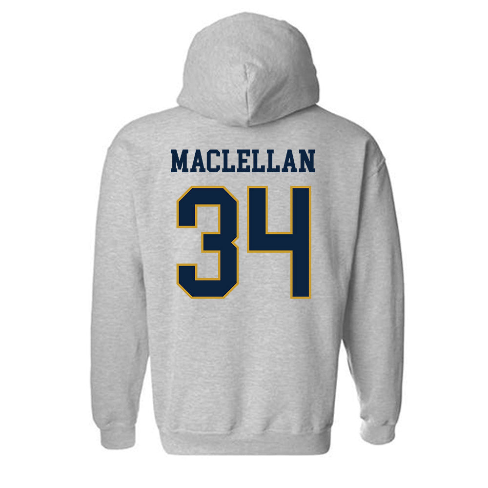Notre Dame - NCAA Men's Basketball : Matthew MacLellan - Sports Shersey Hooded Sweatshirt-1