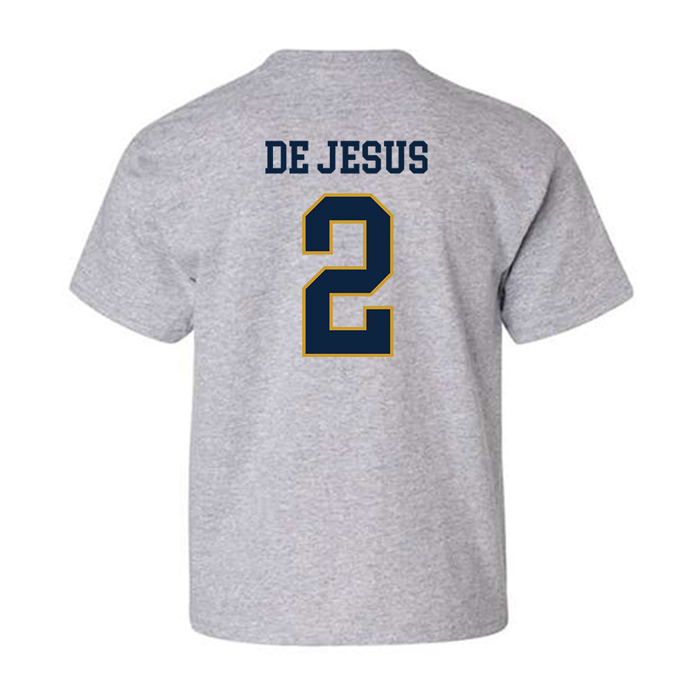 Notre Dame - NCAA Women's Basketball : Vanessa de Jesus - Sports Shersey Youth T-Shirt-1