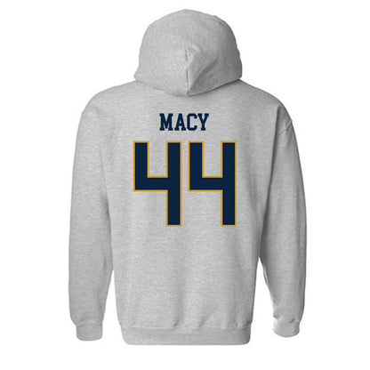 Notre Dame - NCAA Women's Basketball : Leah Macy - Sports Shersey Hooded Sweatshirt-1