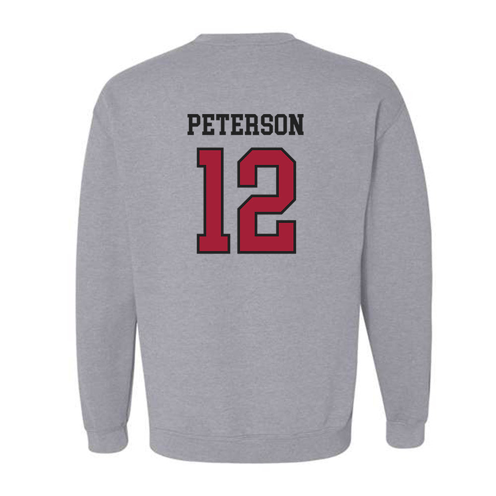 Arkansas - NCAA Baseball : Elliott Peterson - Sports Shersey Crewneck Sweatshirt-1