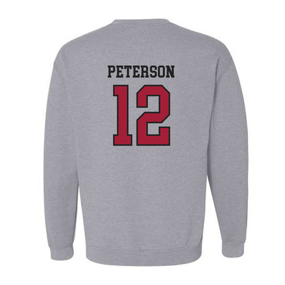 Arkansas - NCAA Baseball : Elliott Peterson - Sports Shersey Crewneck Sweatshirt-1