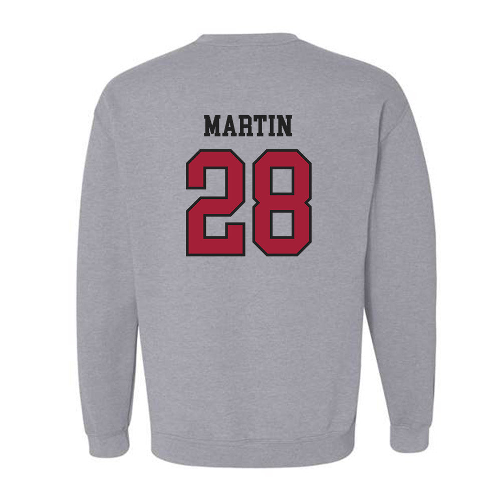 Arkansas - NCAA Baseball : Jordan Martin - Sports Shersey Crewneck Sweatshirt-1