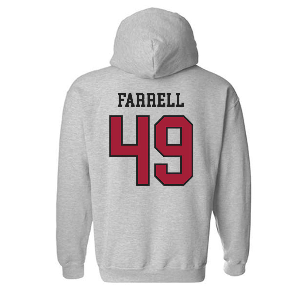 Arkansas - NCAA Baseball : Jackson Farrell - Sports Shersey Hooded Sweatshirt