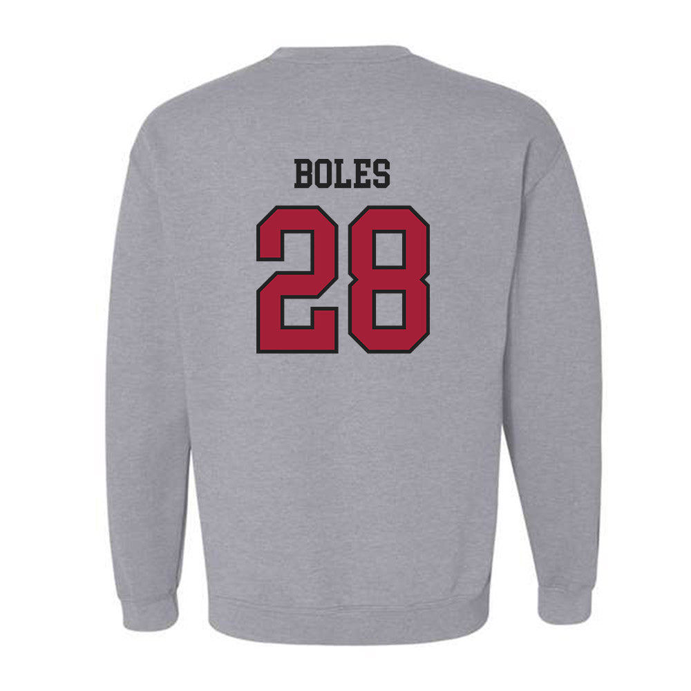 Arkansas - NCAA Baseball : Carson Boles - Sports Shersey Crewneck Sweatshirt