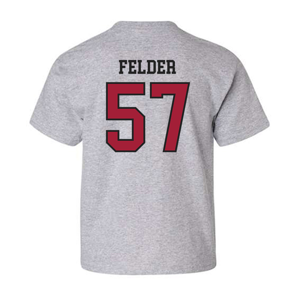 Arkansas - NCAA Baseball : Ross Felder - Sports Shersey Youth T-Shirt-1