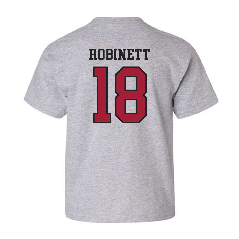 Arkansas - NCAA Baseball : Reese Robinett - Youth T-Shirt Sports Shersey