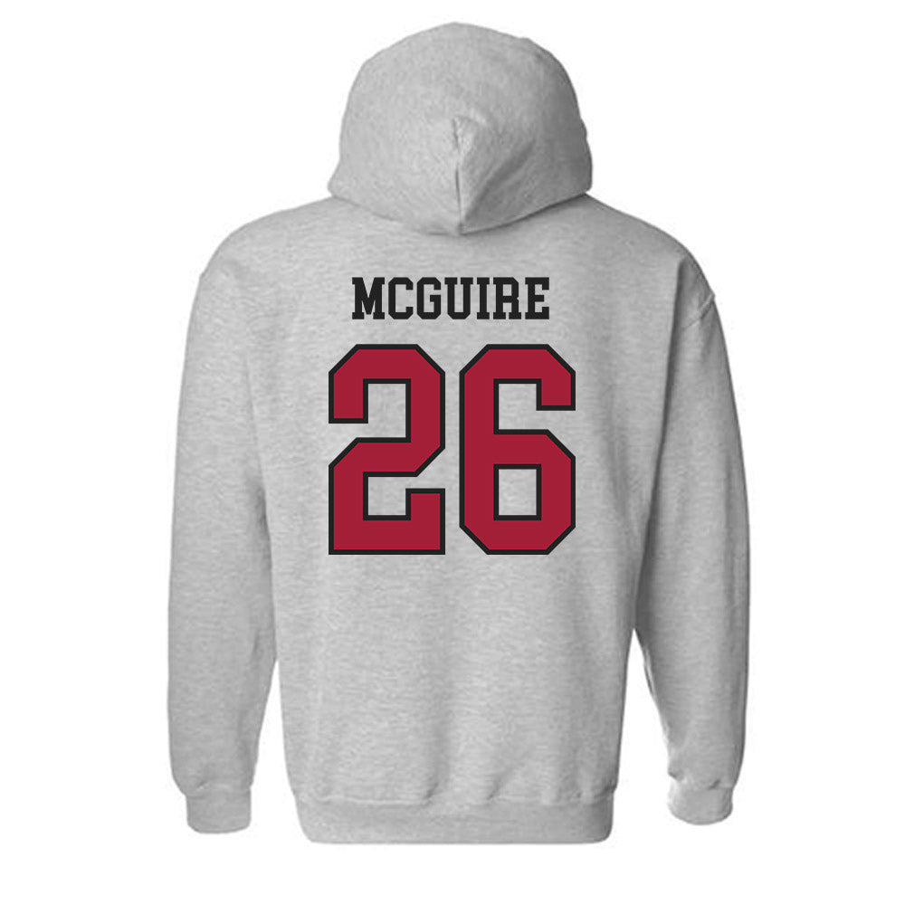 Arkansas - NCAA Baseball : Tate McGuire - Hooded Sweatshirt Sports Shersey