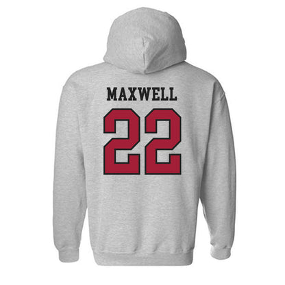 Arkansas - NCAA Baseball : Logan Maxwell - Sports Shersey Hooded Sweatshirt-1