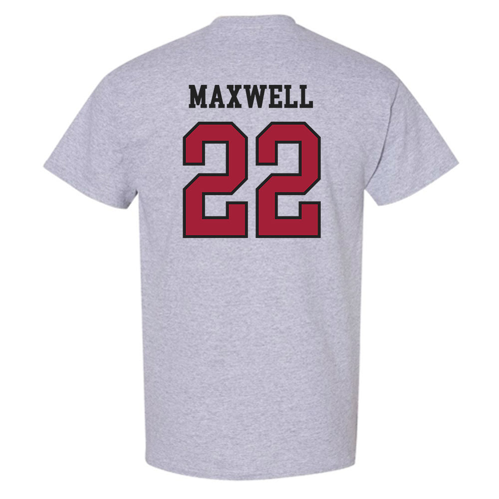 Arkansas - NCAA Baseball : Logan Maxwell - Sports Shersey T-Shirt-1