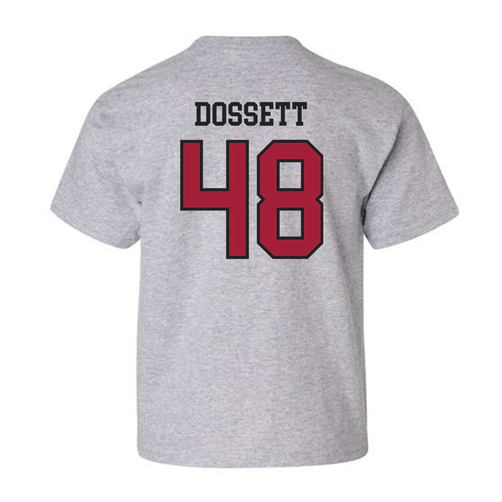 Arkansas - NCAA Baseball : Cooper Dossett - Youth T-Shirt Sports Shersey