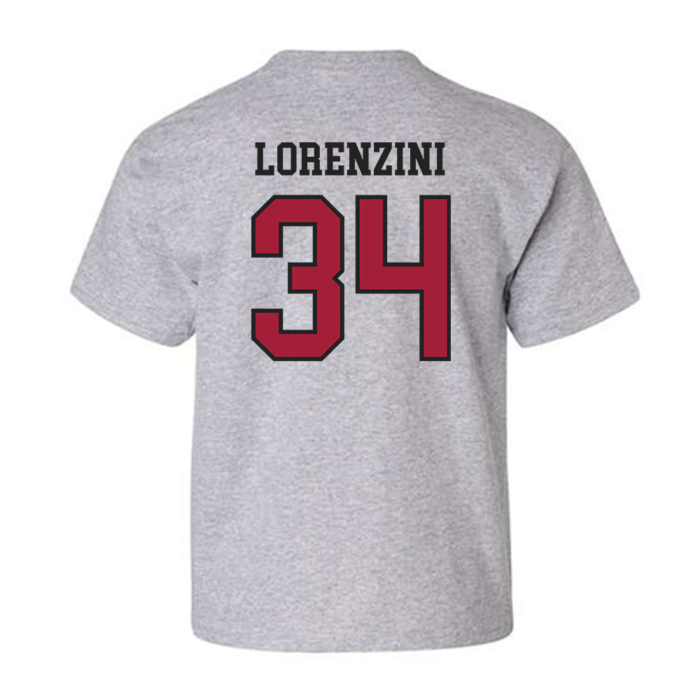 Arkansas - NCAA Baseball : Joey Lorenzini - Sports Shersey Youth T-Shirt-1