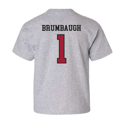 Arkansas - NCAA Baseball : Carson Brumbaugh - Sports Shersey Youth T-Shirt-1
