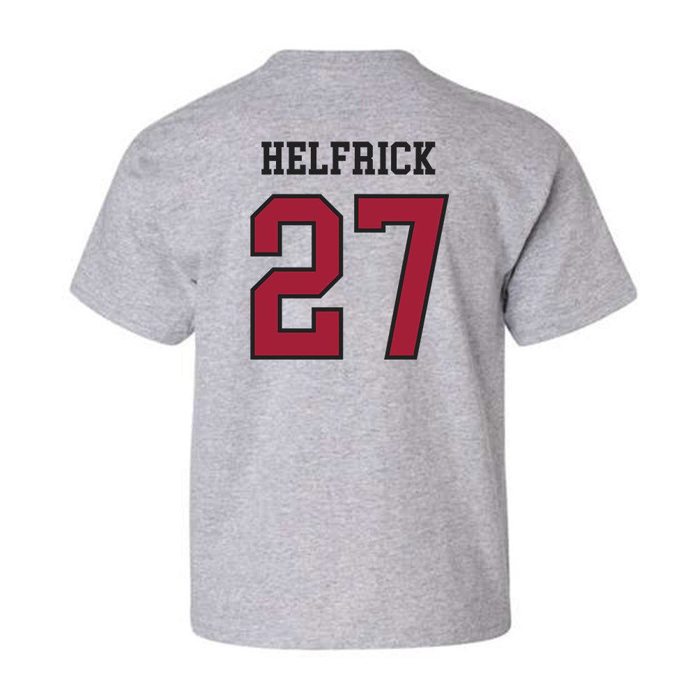 Arkansas - NCAA Baseball : Ryder Helfrick - Youth T-Shirt Sports Shersey