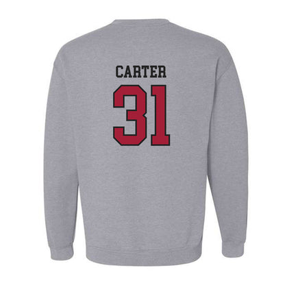 Arkansas - NCAA Baseball : Dylan Carter - Crewneck Sweatshirt Sports Shersey