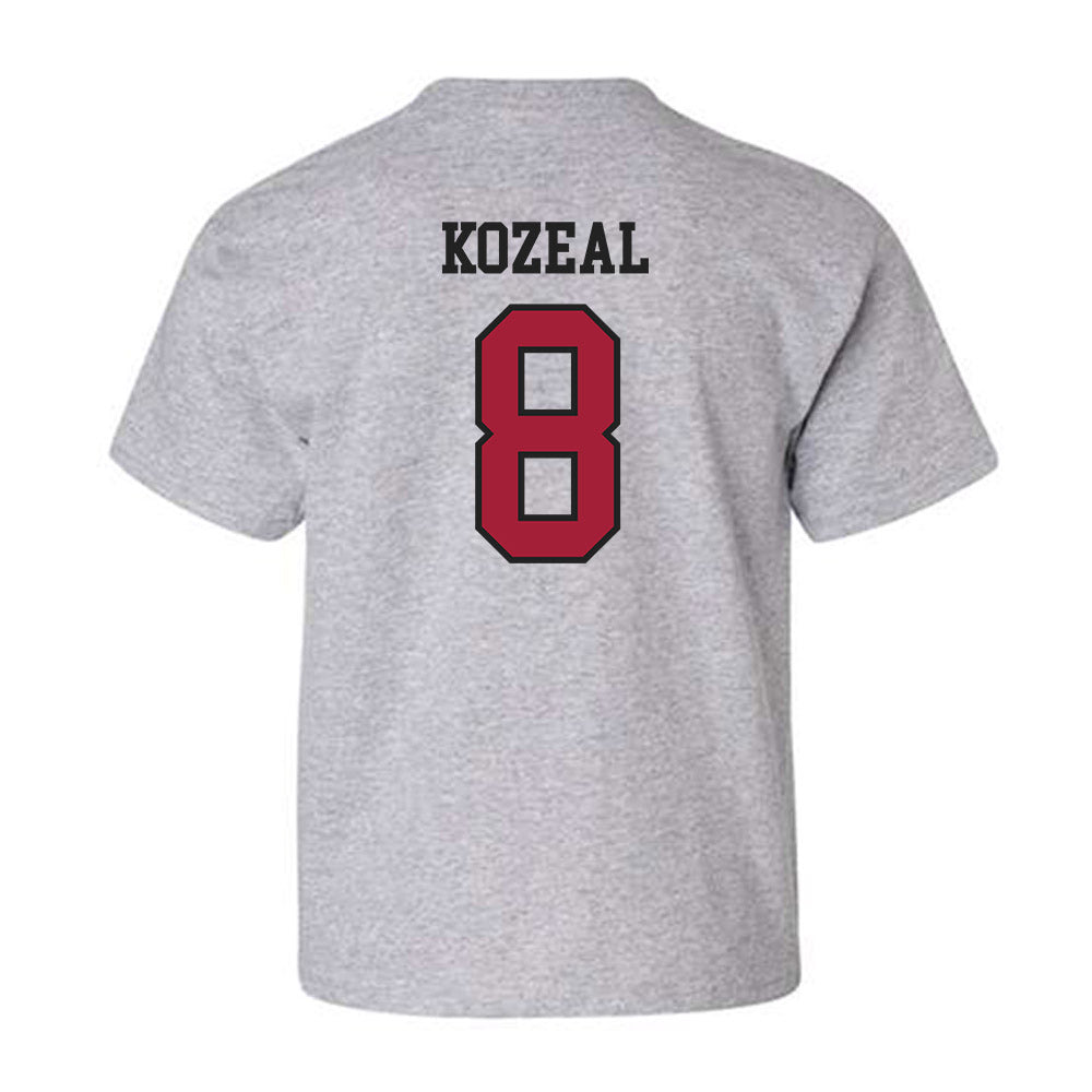 Arkansas - NCAA Baseball : Camden Kozeal - Sports Shersey Youth T-Shirt-1