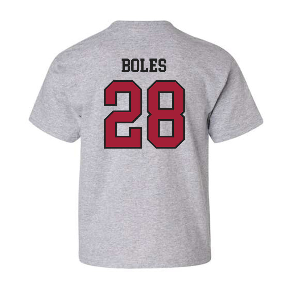 Arkansas - NCAA Baseball : Carson Boles - Sports Shersey Youth T-Shirt