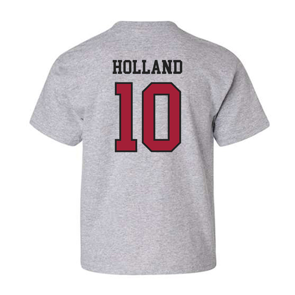 Arkansas - NCAA Baseball : Tyler Holland - Sports Shersey Youth T-Shirt-1