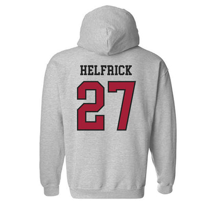 Arkansas - NCAA Baseball : Ryder Helfrick - Hooded Sweatshirt Sports Shersey