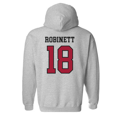 Arkansas - NCAA Baseball : Reese Robinett - Hooded Sweatshirt Sports Shersey